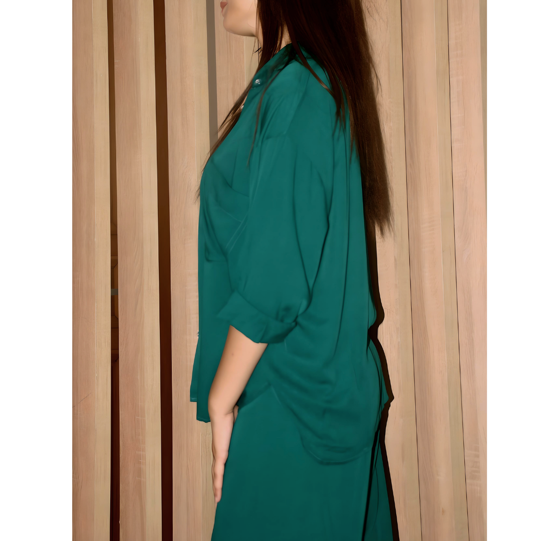 Ensemble viscose en vert